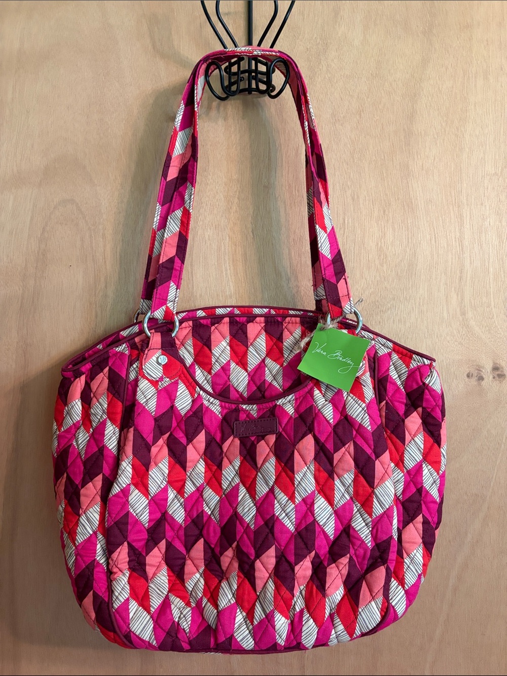 Vera Bradley Bohemian Chevron(Retired) Glenna Quilted Shoulder Bag 15710-676 NWT